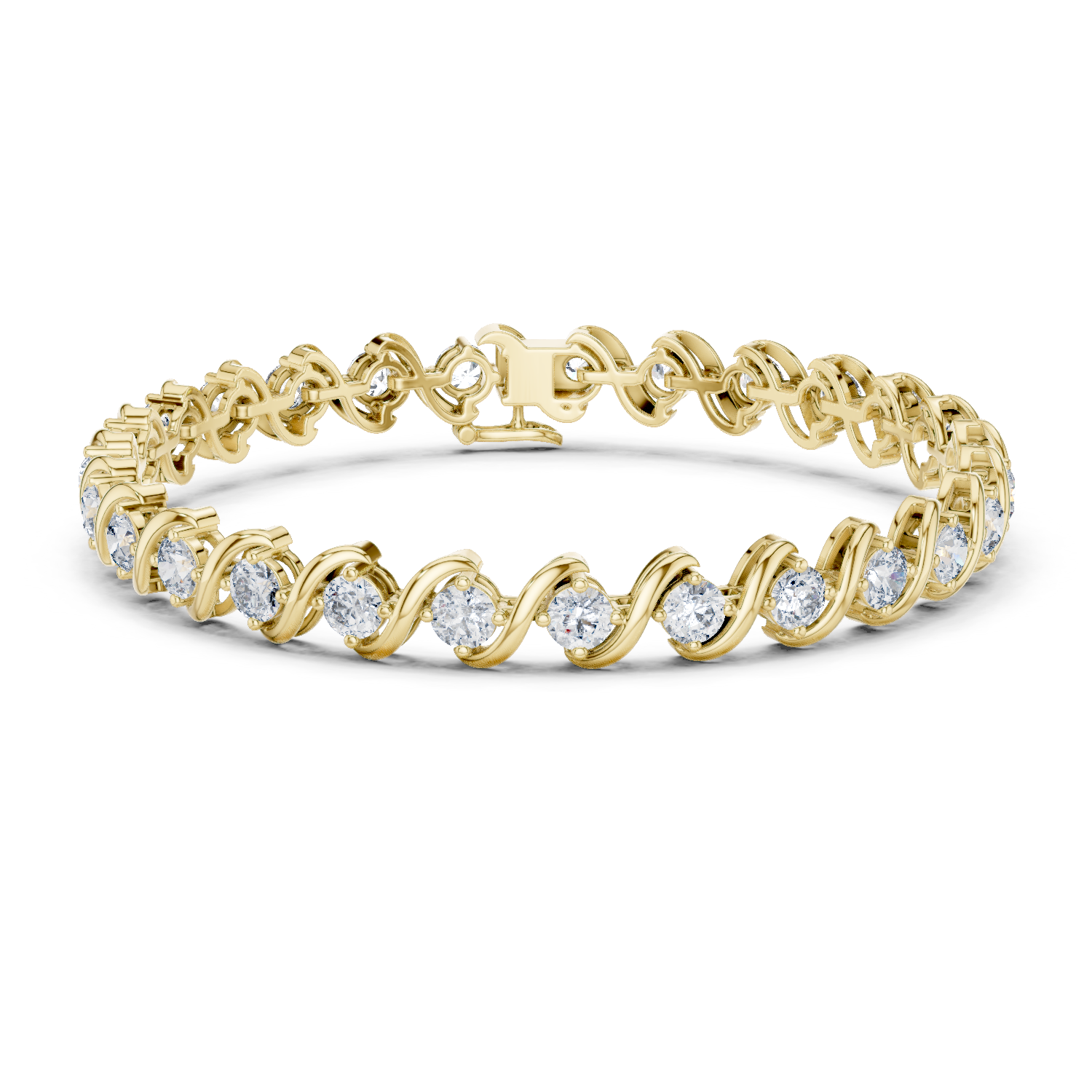Waves of Brilliance Bracelet