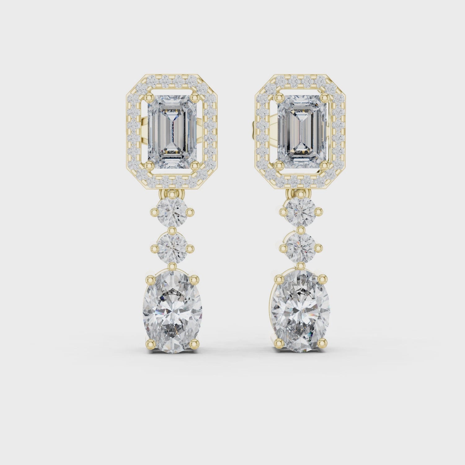 Royal Halo Statement Earrings